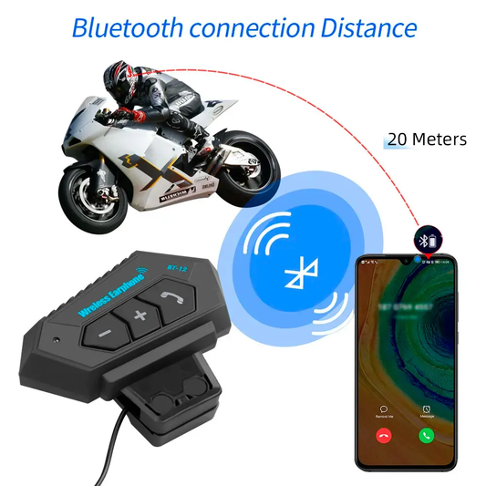 Auriculares Bluetooth para casco de moto BT-12