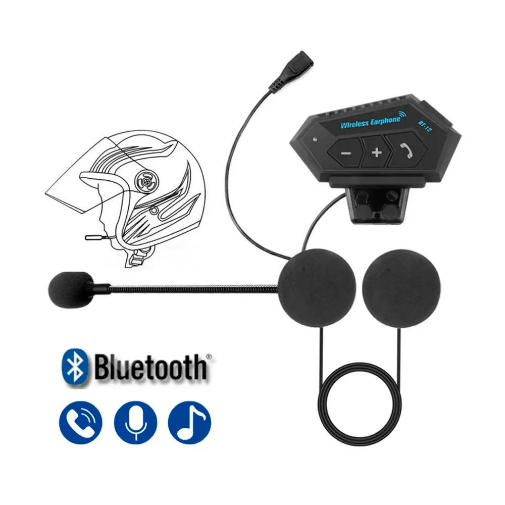 Auriculares Bluetooth para casco de moto BT-12