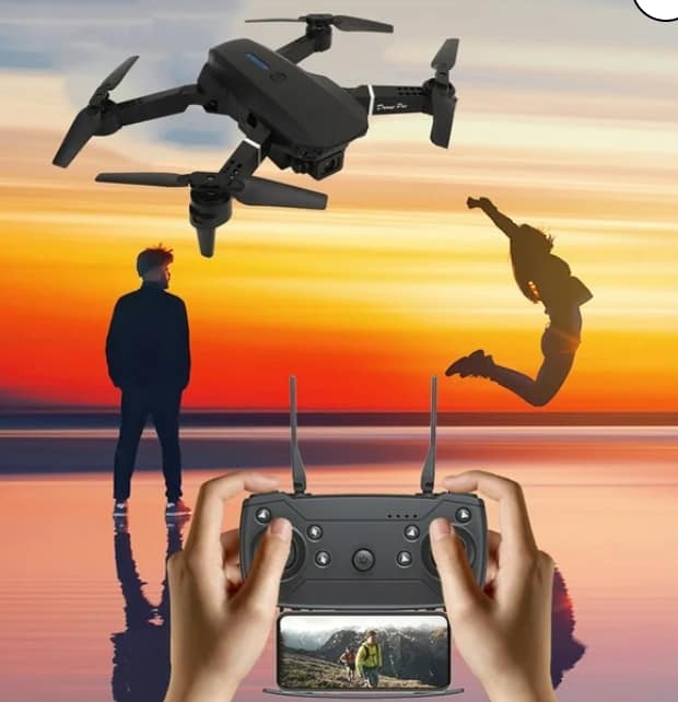 DRON E88 CON DOBLE CAMARA HD