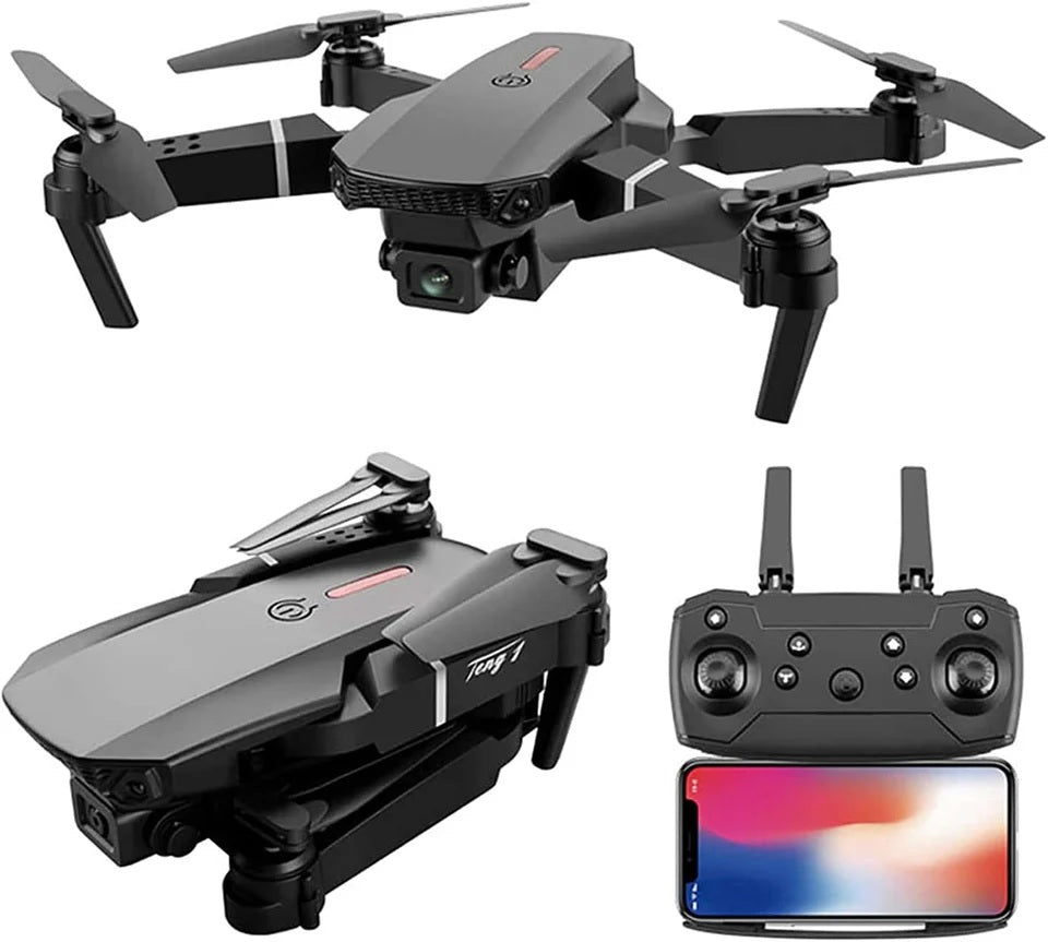 DRON E88 CON DOBLE CAMARA HD