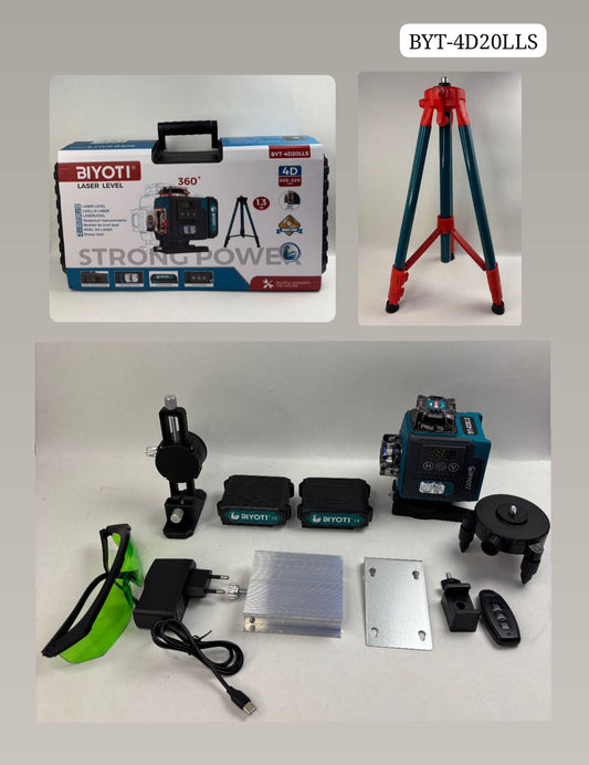 NIVELADORA LASER BIYOTI 4D 16 LINEAS 360°